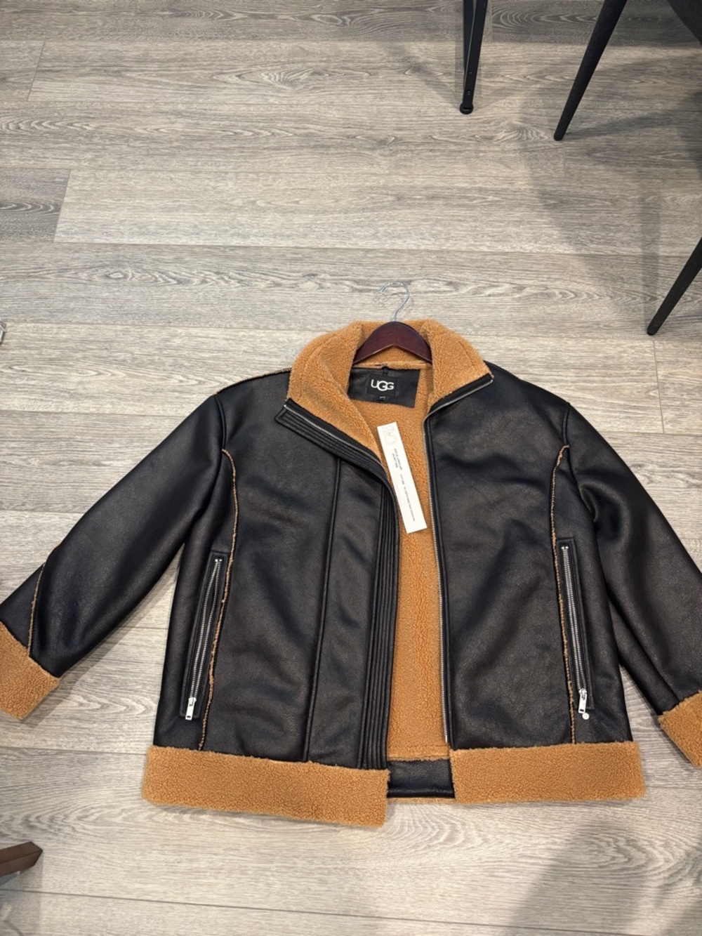 UGG oversized aviator jacket